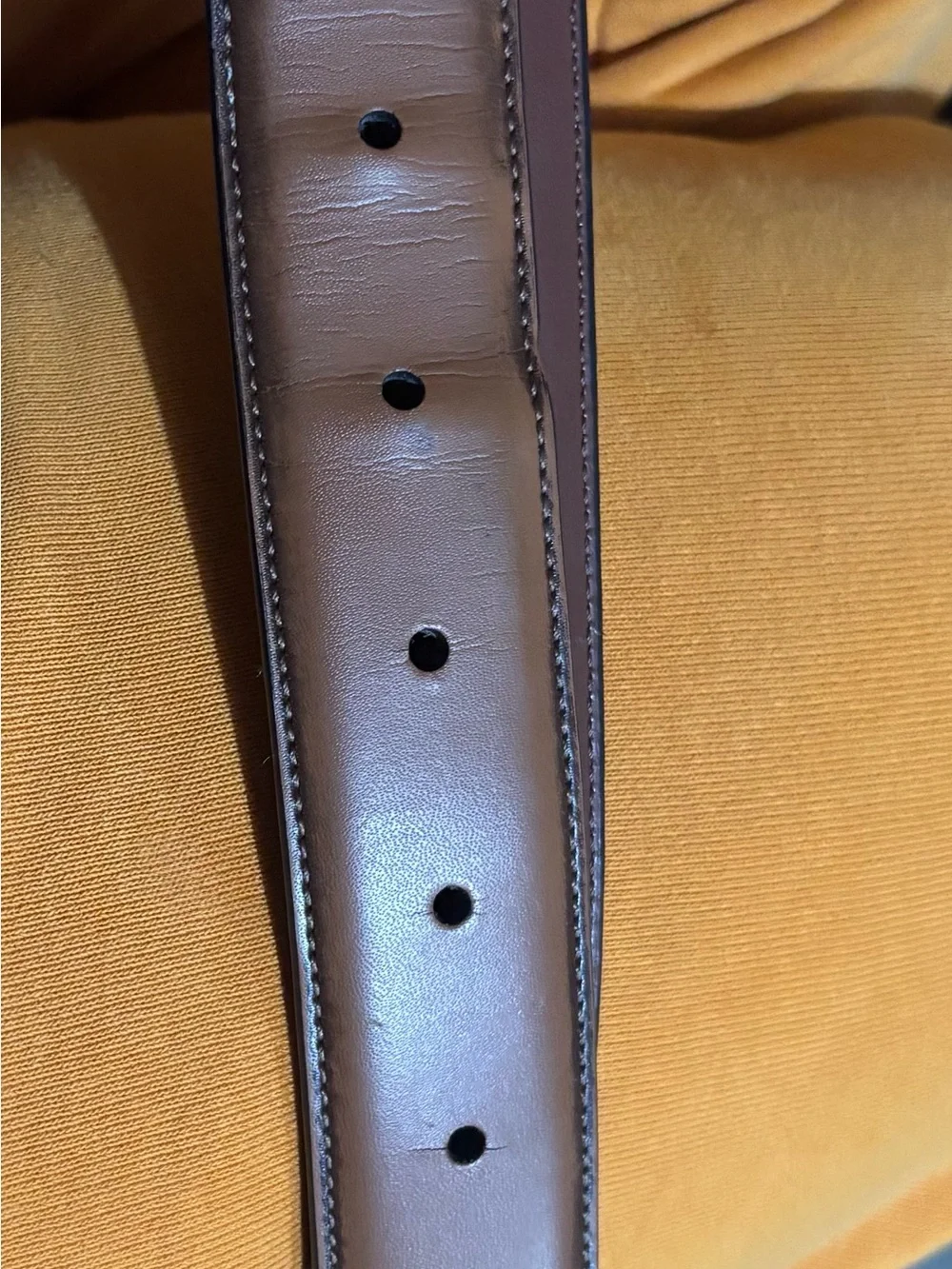 Perry Ellis Brown Leather belt